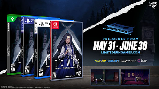 画像ギャラリー No.002のサムネイル画像 / 「Clock Tower: Rewind」,日本版パッケージをSUPERDELUXE GAMESからリリース。北米版は5月31日に予約受付を開始