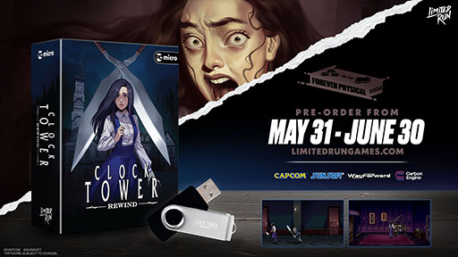 画像ギャラリー No.003のサムネイル画像 / 「Clock Tower: Rewind」,日本版パッケージをSUPERDELUXE GAMESからリリース。北米版は5月31日に予約受付を開始