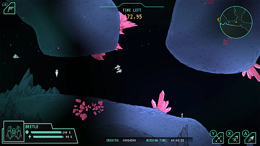 画像ギャラリー No.005のサムネイル画像 / シンプルそのもののアーケードゲームを大胆にリメイクした「Lunar Lander Beyond」，4月23日リリース決定
