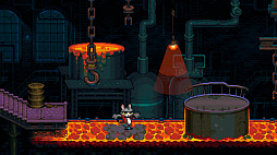 画像ギャラリー No.008のサムネイル画像 / すごい猫が16bitピクセル世界でラン&ガン「Super Catboy」本日配信。ロックマンXやメタルスラッグに強い影響を受けて