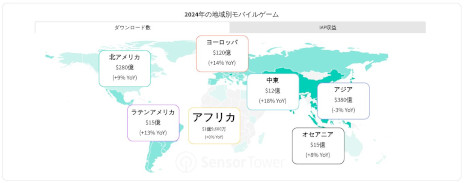 画像ギャラリー No.003のサムネイル画像 / 「2025年版モバイルゲーム市場年鑑」をSensor Towerが公開。2024年のモバイルゲーム市場の変化を分析したレポート