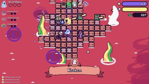 画像ギャラリー No.001のサムネイル画像 / 頼れるのは,いかだと仲間だけ。協力プレイにも対応したローグライクシューター「Super Raft Boat Together」,Steamで配信開始