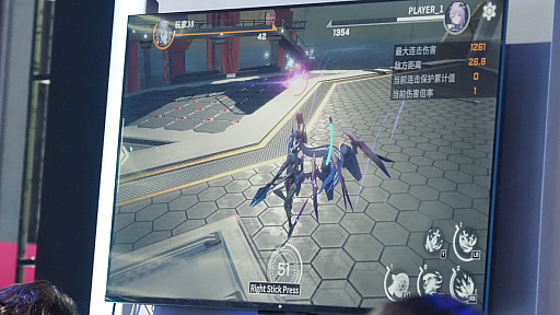 画像ギャラリー No.003のサムネイル画像 / ［CJ2023］2vs.2の美少女対戦格闘は，連ジの速さでエクバする――AR視点にも対応，新作3Dメカアクション「星之翼」に触れた