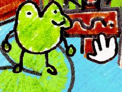 脳みそなんかいらない！ 賢くなる“呪い”からの解放を目指す新作アドベンチャーゲーム「Frog's Adventure」がitch.ioで配信中