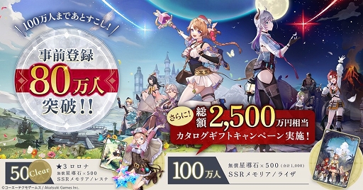 画像ギャラリー No.002のサムネイル画像 / 「レスレリアーナのアトリエ 〜忘れられた錬金術と極夜の解放者〜」の事前登録者数が80万人を突破。新たに4名の公式コスプレイヤーも発表