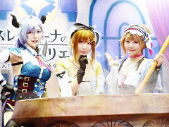 ［TGS2023］シリーズの最新作「レスレリアーナのアトリエ」がついにリリース。会場では公式コスプレイヤーが常にいるフォトスポットを展示
