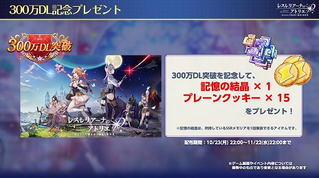 画像ギャラリー No.002のサムネイル画像 / 「レスレリアーナのアトリエ」300万ダウンロード突破。Steam版の配信は2024年1月に決定