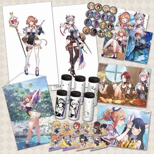 画像ギャラリー No.006のサムネイル画像 / 「レスレリアーナのアトリエ」,ダブルスエードタペストリーやレスナのぬいぐるみなど,半周年記念グッズを販売開始