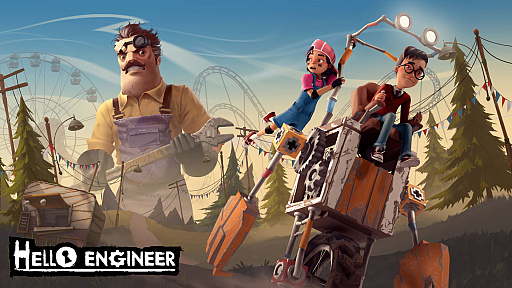 画像ギャラリー No.002のサムネイル画像 / 怪しい隣人の家に潜入する「Hello Neighbor」のスピンオフ,「Hello Engineer: Scrap Machines Constructor」を8月17日にリリース