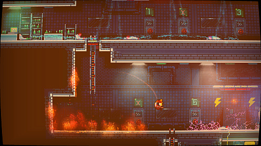 画像ギャラリー No.007のサムネイル画像 / 「Dead Cells」のクリエイターによる消防アクション「ニュークリア・ブレイズ」,PS4版とSwitch版の配信開始