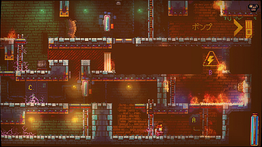 画像ギャラリー No.008のサムネイル画像 / 「Dead Cells」のクリエイターによる消防アクション「ニュークリア・ブレイズ」,PS4版とSwitch版の配信開始