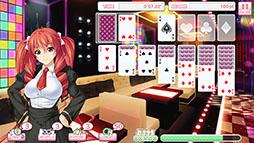 画像ギャラリー No.014のサムネイル画像 / 「Pretty Girls Klondike Solitaire PLUS」の配信がSteamで開始に。令嬢を相手にソリティアを楽しもう