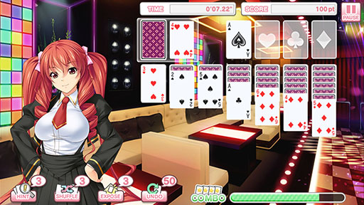画像ギャラリー No.027のサムネイル画像 / 「Pretty Girls Klondike Solitaire PLUS」の配信がSteamで開始に。令嬢を相手にソリティアを楽しもう