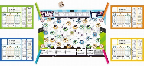 画像ギャラリー No.002のサムネイル画像 / コンビニのマルチコピー機で買えるボドゲ「トッキュースカウト」が本日発売に。WAZAgamesと高校野球大好き芸人のいけだてつや氏がコラボ