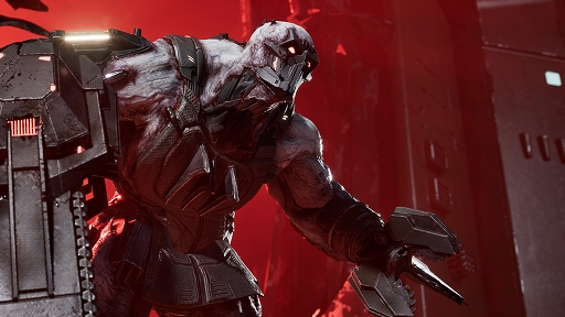 画像ギャラリー No.001のサムネイル画像 / 「Killing Floor 3」,巨漢の生物兵器Scrakeを紹介する最新映像を公開。右手のチェーンソーに加えて,左手にはグラッピングフックを装備