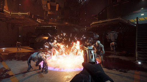 画像ギャラリー No.002のサムネイル画像 / 「Killing Floor 3」,巨漢の生物兵器Scrakeを紹介する最新映像を公開。右手のチェーンソーに加えて,左手にはグラッピングフックを装備