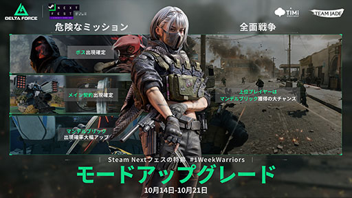画像ギャラリー No.006のサムネイル画像 / タクティカルシューター「Delta Force」，Steam Nextフェスで公開中。すべてのオペレーターを使用でき，武器もフル開放