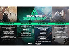 「Delta Force」，新オペレーターやガジェットなどを追加する2025年のロードマップが公開に。スマホ版のリリース時期は今夏に延期決定