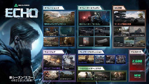 画像ギャラリー No.001のサムネイル画像 / 「Delta Force」新たな偵察型オペレーター「モールス」が参戦。新シーズン「エコー」を4月21日に実装,トゥームレイダーコラボを実施