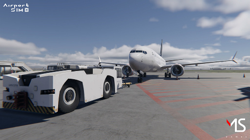 画像ギャラリー No.002のサムネイル画像 / ［gamescom］空港のグランドハンドリングに特化したシミュレータ「AirportSim」で，航空機の地上支援業務を体験してみよう