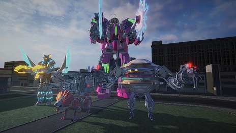 画像ギャラリー No.009のサムネイル画像 / 「CUSTOM MECH WARS」パイロット姿で行動できる「パイロットモード」が登場。オンライン協力プレイは最大4人で参加可能