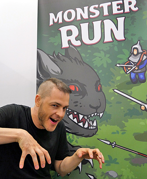 画像ギャラリー No.002のサムネイル画像 / ［gamescom］初公開された「Monster Run」は，何百人もの人間たちと戦う巨大モンスターの物語