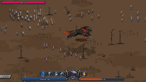 画像ギャラリー No.002のサムネイル画像 / アクションRPG「Monster Run」，体験版を配信。森での静かな暮らしを邪魔をされたモンスターとなり，無数の人間たちを蹴散らせ