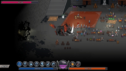 画像ギャラリー No.005のサムネイル画像 / アクションRPG「Monster Run」，体験版を配信。森での静かな暮らしを邪魔をされたモンスターとなり，無数の人間たちを蹴散らせ
