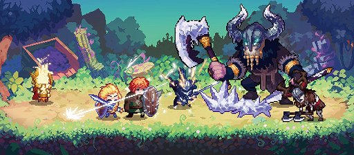 画像ギャラリー No.004のサムネイル画像 / ドット絵スタイルのデッキ構築型ローグライトゲーム「アーキタイプ・ブルー」が発表に。アーサー王物語の英雄となり,遠征を成功させよう