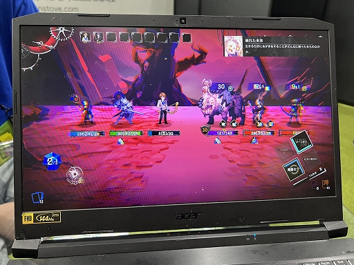 画像ギャラリー No.006のサムネイル画像 / デッキ構築型ローグライクとしては異色のストーリー重視。「アーキタイプ・ブルー」はキャラクター同士の会話を描く［BIC2024］