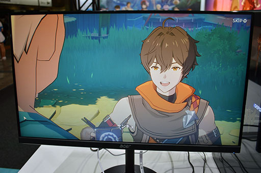 画像ギャラリー No.002のサムネイル画像 / ［TGS2023］キャラの見た目だけでなく，振る舞い方もアニメ的。「BREAKERS：UNLOCK THE WORLD」は，アニメーションRPGの名に違わぬ作り