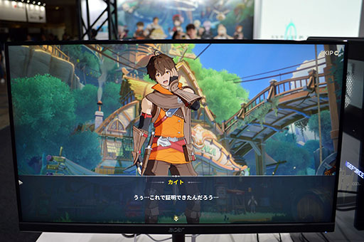 画像ギャラリー No.003のサムネイル画像 / ［TGS2023］キャラの見た目だけでなく，振る舞い方もアニメ的。「BREAKERS：UNLOCK THE WORLD」は，アニメーションRPGの名に違わぬ作り