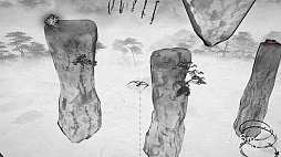 画像ギャラリー No.010のサムネイル画像 / 水墨山水画の世界を飛び回るエンドレス・ジャンプアクション。「TENSEI」のプレイフィールを確認できるデモ版がSteamで本日配信