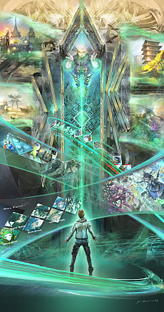 画像ギャラリー No.022のサムネイル画像 / サガ新作「サガ エメラルド ビヨンド」が発表に。クグツ使い，小学生として暮らす魔女，歌姫メカなどが主人公として登場