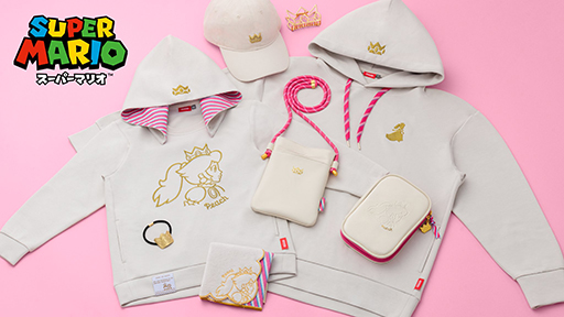 画像ギャラリー No.004のサムネイル画像 / ピーチ姫をテーマにしたグッズをNintendo TOKYOなどで発売。ホワイトとピンクの上品&キュートなデザイン