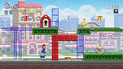 画像ギャラリー No.011のサムネイル画像 / Switch用パズルアクション「マリオvs.ドンキーコング」が2024年2月16日に登場。2人での協力プレイにも対応