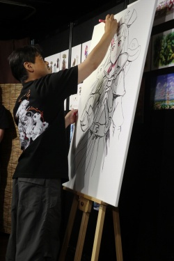 画像ギャラリー No.006のサムネイル画像 / 「風来のシレン展」東京・コトブキヤ秋葉原館で開催中。キャラクターデザインを手がける長谷川 薫氏によるライブドローイングの模様をレポート