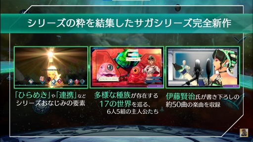 画像ギャラリー No.001のサムネイル画像 / ［TGS2023］「サガ エメラルド ビヨンド」では，クリアするたびに世界が変化する。新情報が続々と飛び出した「サガ」スペシャルステージをレポート