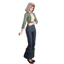 画像ギャラリー No.012のサムネイル画像 / 「サガ エメラルド ビヨンド」,6人5組の主人公のうちの1人「ディーヴァ ナンバー5」の物語や種族メカ,仲間などの情報が公開に