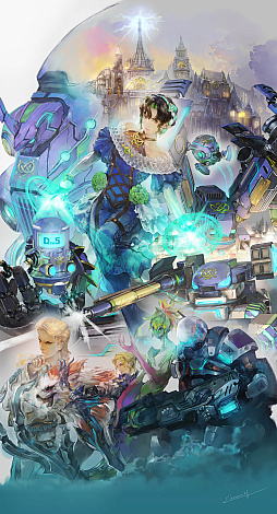 画像ギャラリー No.034のサムネイル画像 / 「サガ エメラルド ビヨンド」,6人5組の主人公のうちの1人「ディーヴァ ナンバー5」の物語や種族メカ,仲間などの情報が公開に