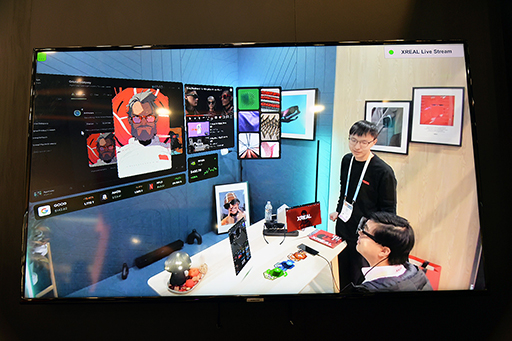 画像ギャラリー No.003のサムネイル画像 / ハンドトラッキング対応のXREAL Air 2 Ultraで何ができるのか? 体験デモで見えてきた見どころとは?