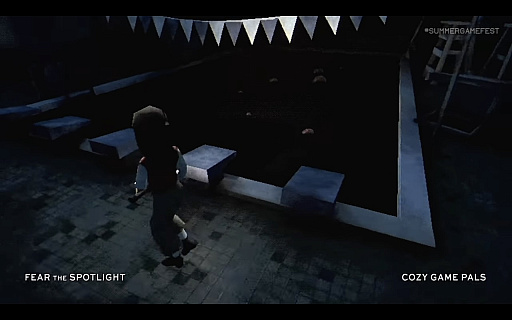 画像ギャラリー No.005のサムネイル画像 / クラシックなグラフィックスのホラーゲーム「Fear the Spotlight」をプレイ。放課後の学校で起こる怪奇現象と，過去にあった悲劇の真相に迫る