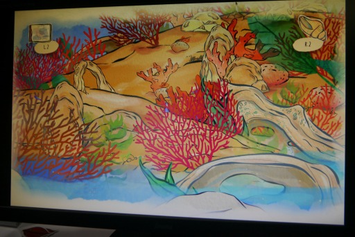 画像ギャラリー No.005のサムネイル画像 / ［TGS2023］水彩画で描かれた仕掛け絵本のような世界を旅し，自然に隠されたアーチを見つけ出せ。「Echo of the Waves」プレイレポート