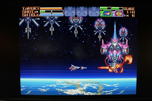 画像ギャラリー No.010のサムネイル画像 / 令和の16-BIT新作「アーシオン」がハピネットブースに出展。古代祐三氏のこだわりが随所に詰め込まれた，硬派で遊びやすいSTGだ［TGS2024］