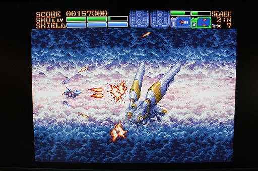 画像ギャラリー No.013のサムネイル画像 / 令和の16-BIT新作「アーシオン」がハピネットブースに出展。古代祐三氏のこだわりが随所に詰め込まれた，硬派で遊びやすいSTGだ［TGS2024］