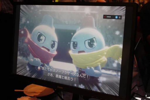 画像ギャラリー No.005のサムネイル画像 / 開発陣らが新作完成を祝った「SNOW BROS. WONDERLAND」完成披露パーティーをレポート。TATSUJIN上村建也氏によるギター演奏も