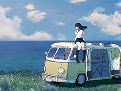 終末世界を旅する少女と通話するテキストADV「ナツノカナタ」完全版，本日16：00頃に発売。新キャラクターが登場