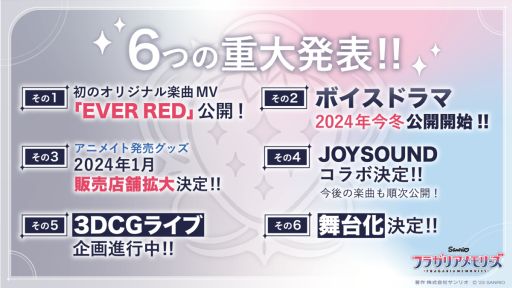 画像ギャラリー No.002のサムネイル画像 / 「フラガリアメモリーズ」初のMVを公開。ボイスドラマの配信時期や3DCGを用いたライブイベント，2.5次元舞台化が明らかに