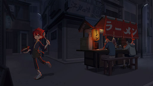 画像ギャラリー No.003のサムネイル画像 / 「深夜のラーメン（Midnight Ramen）」，7月24日に配信決定。ラーメン作りや客とのコミュニケーションを楽しめるアドベンチャーゲーム