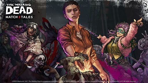 画像ギャラリー No.002のサムネイル画像 / 「The Walking Dead Match 3 Tales」,配信開始。原作のキャラや物語を楽しめるスマホ向けマッチ3パズルゲーム